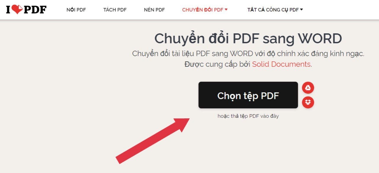 chuyển pdf sang word