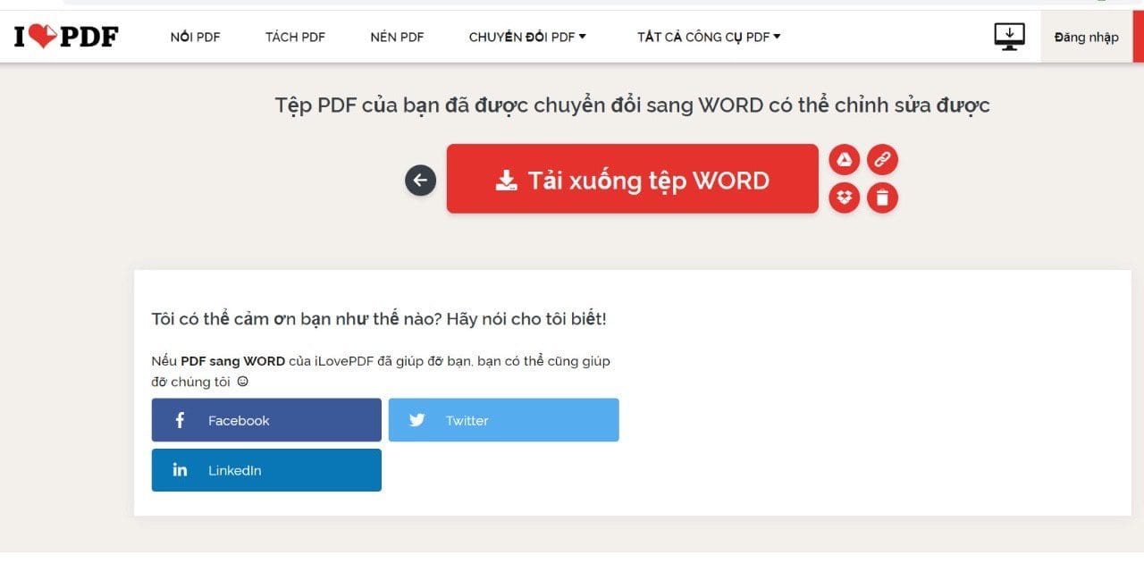 chuyển pdf sang word