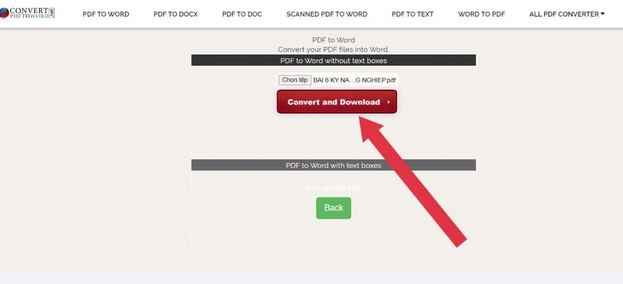 chuyển pdf sang word
