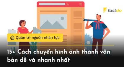 Cách chuyển hình ảnh thành văn bản