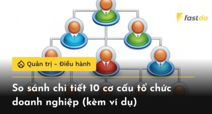 So sánh chi tiết 10 cơ cấu tổ chức doanh nghiệp