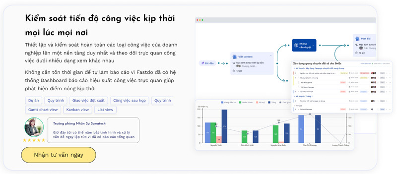 Xóa bỏ hạn chế của phương pháp báo cáo công việc thủ công với Fastdo Work