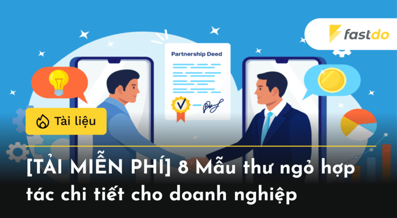 8 mẫu thư ngỏ hợp tác cho doanh nghiệp