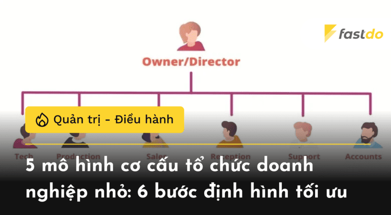 5 Mô hình cơ cấu tổ chức doanh nghiệp nhỏ