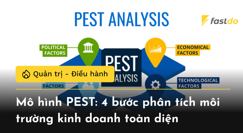 Mô hình PEST: 4 bước phân tích môi trường kinh doanh toàn diện