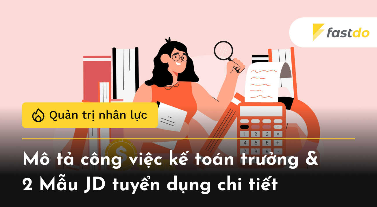 Mô tả công việc kế toán trưởng