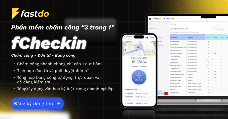 Phần mềm chấm công fCheckin