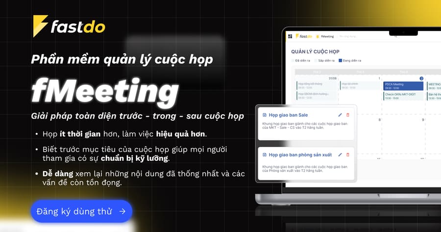 Phần mềm quản lý họp trực tuyến fMeeting