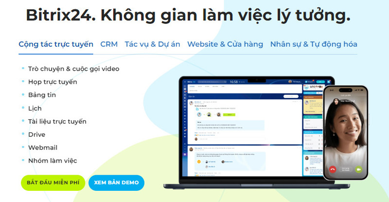 Phần mềm quản lý công việc và tác vụ Bitrix24