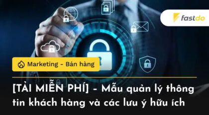 [TẢI MIỄN PHÍ] – Mẫu quản lý thông tin khách hàng