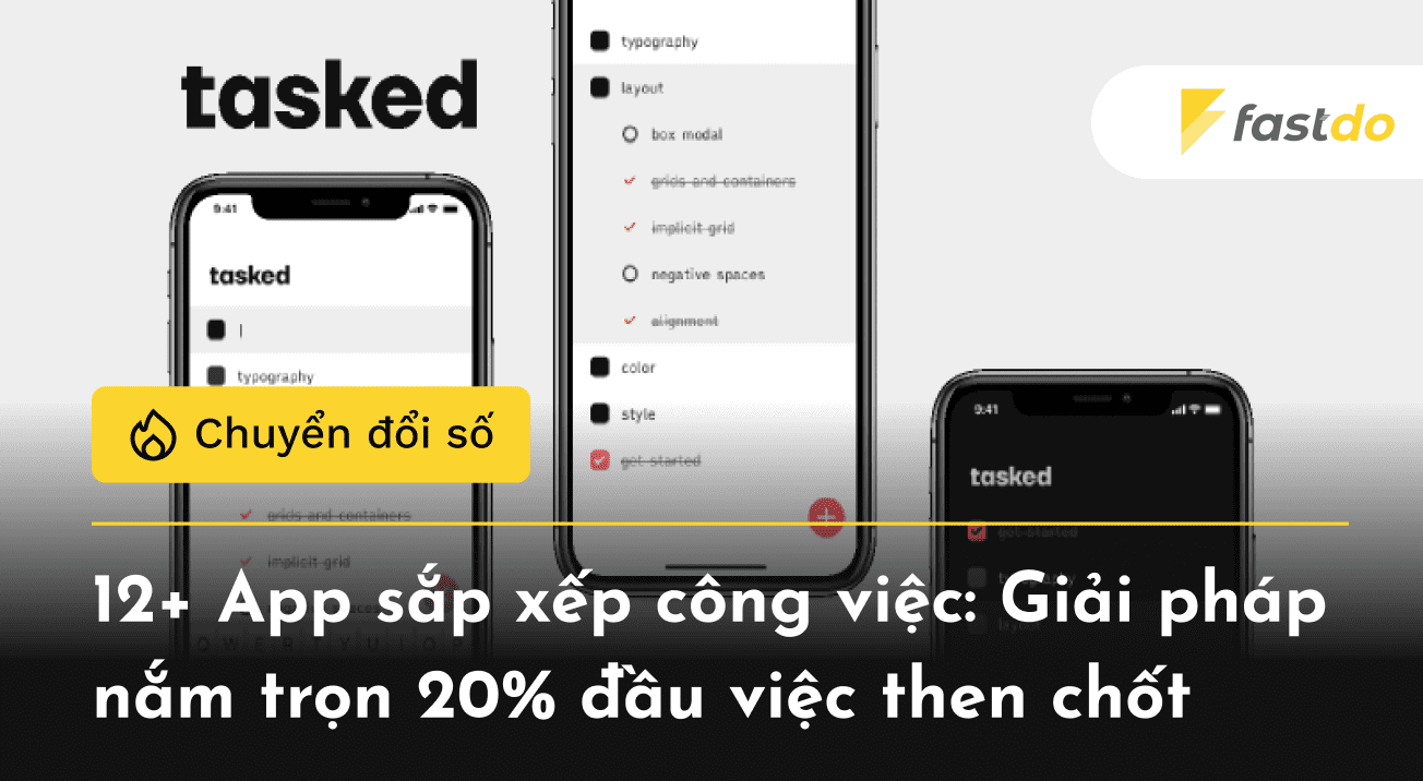 app sắp xếp công việc