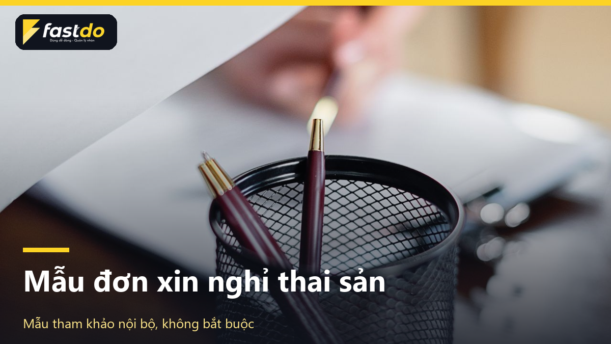 mẫu đơn xin nghỉ thai sản